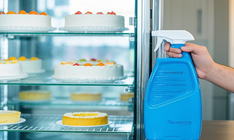 Cleaning Cake Display Refrigerators